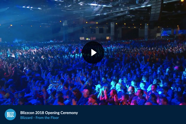 BlizzCon Virtual Ticket: Video Player