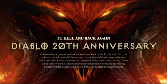 Diablo 20th Anniversary Page: Masthead