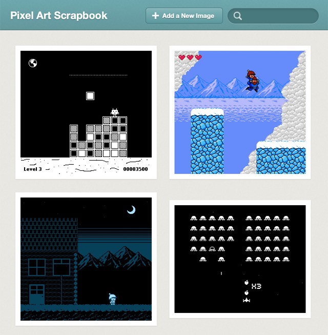 Pixel Art Scrapbook