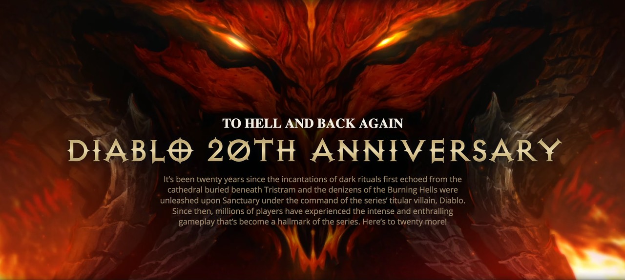 Diablo 20th Anniversary Page: Masthead